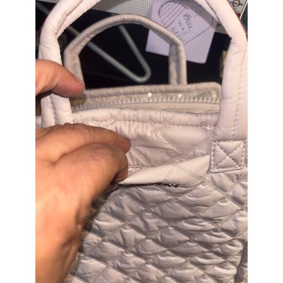 MZ Wallace Rose Rec With Sequin Mini Box Reg $286 - Picture 2 of 8